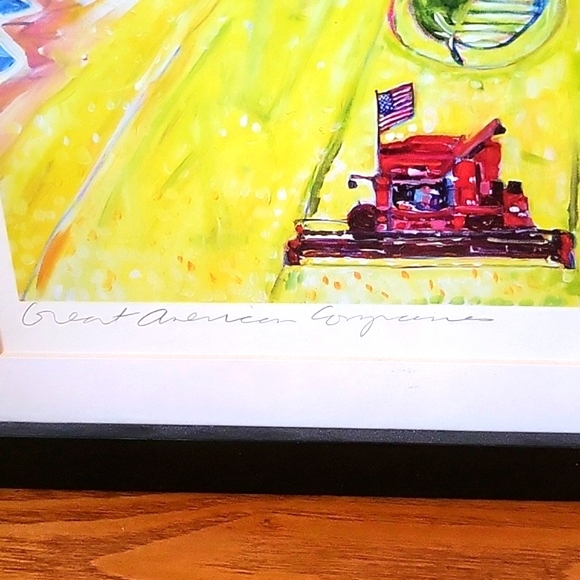 GREAT AMERICAN COMPANIES SIGNED PRINT MICHAEL SAVAGE IVY FUNDS - Picture 3 of 6